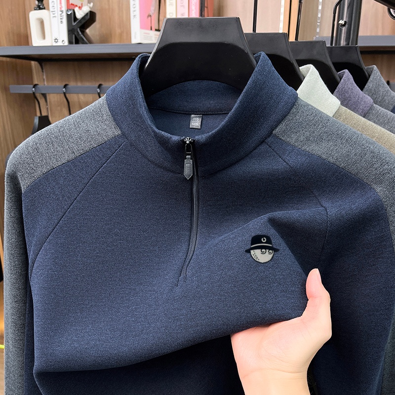 Winter Clothing For Men - Designer Trendy New Half Zip Long
