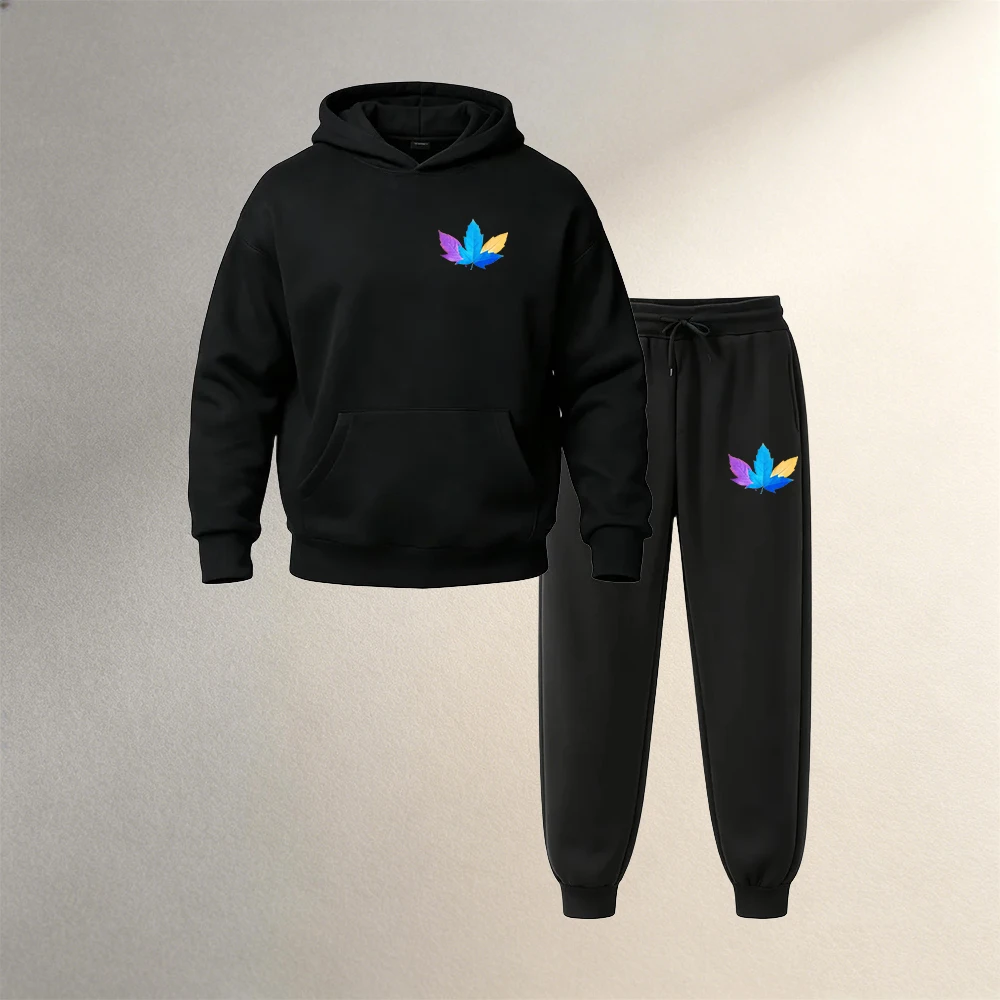 Winter Clothing For Men - Men Clothing Sets Pullover 2Pcs Autumn