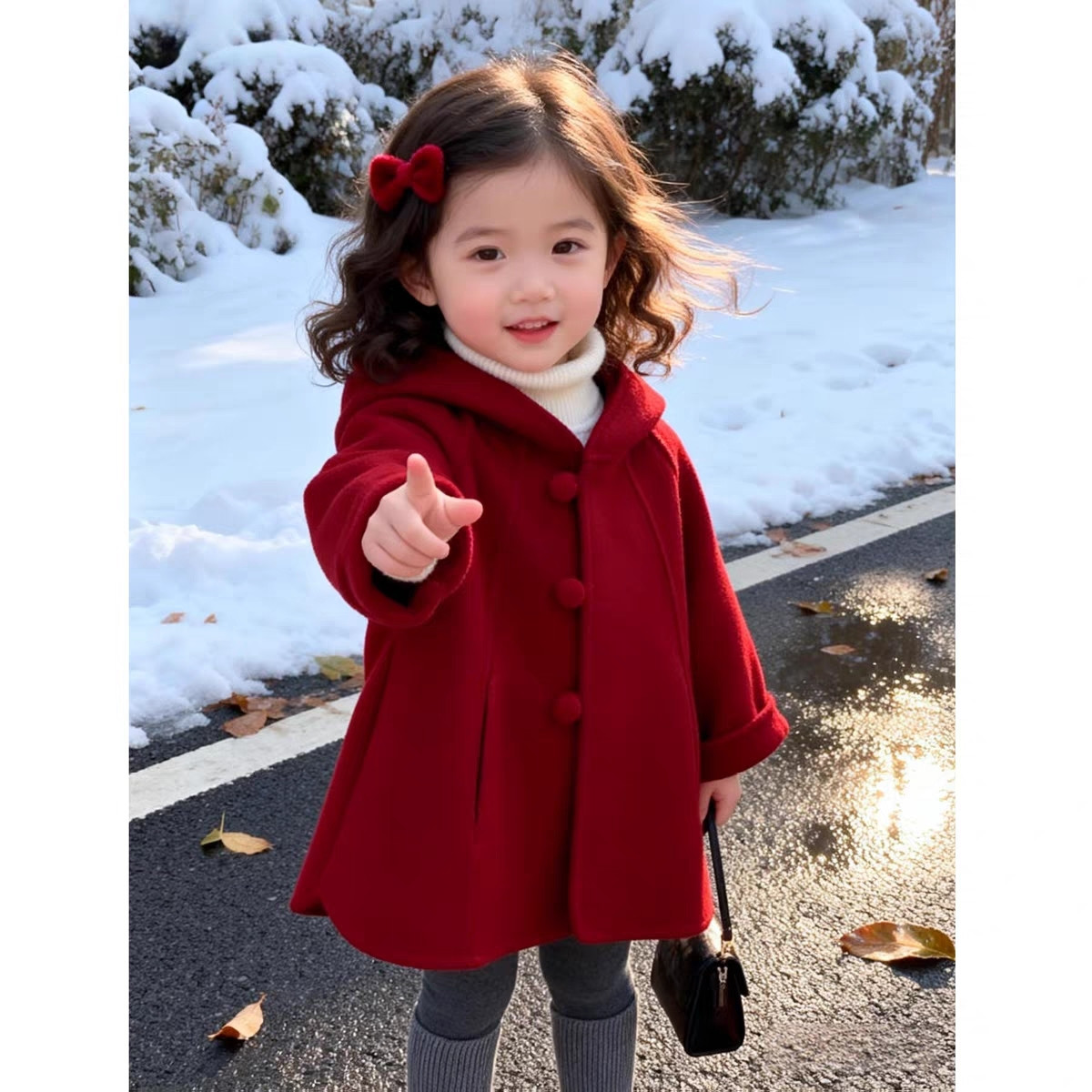 Girls Wool Coat Autumn Winter  - Winter Clothing Baby Girl recension och pris