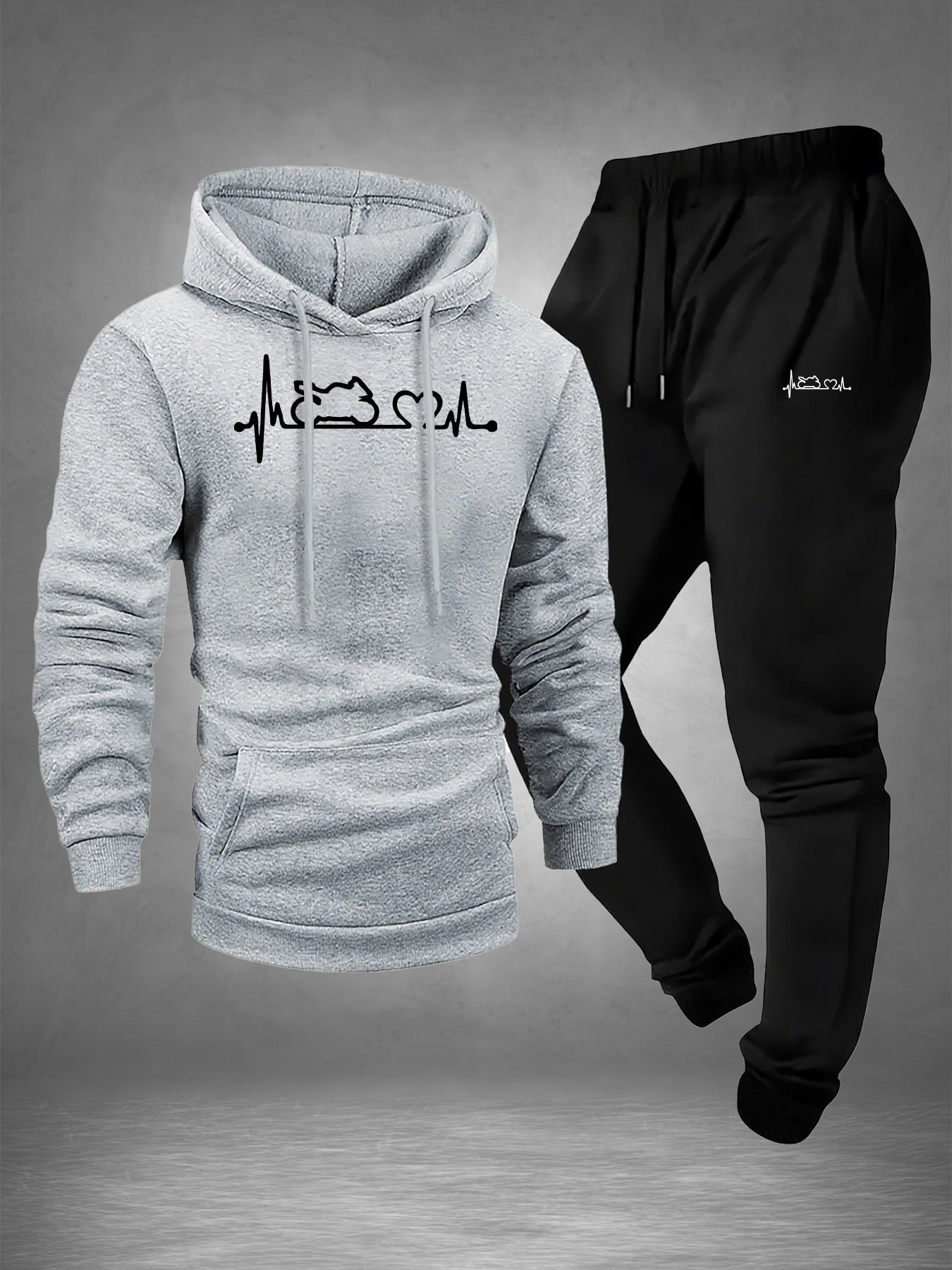 Men 2‑Piece Motorcycle Heartbe - Winter Clothing For Men recension och pris