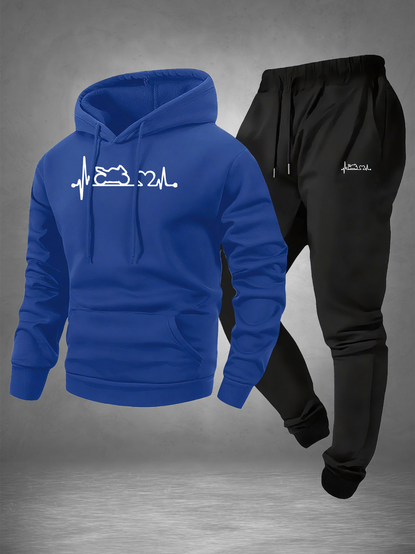 Men 2‑Piece Motorcycle Heartbe - Winter Clothing For Men recension och pris