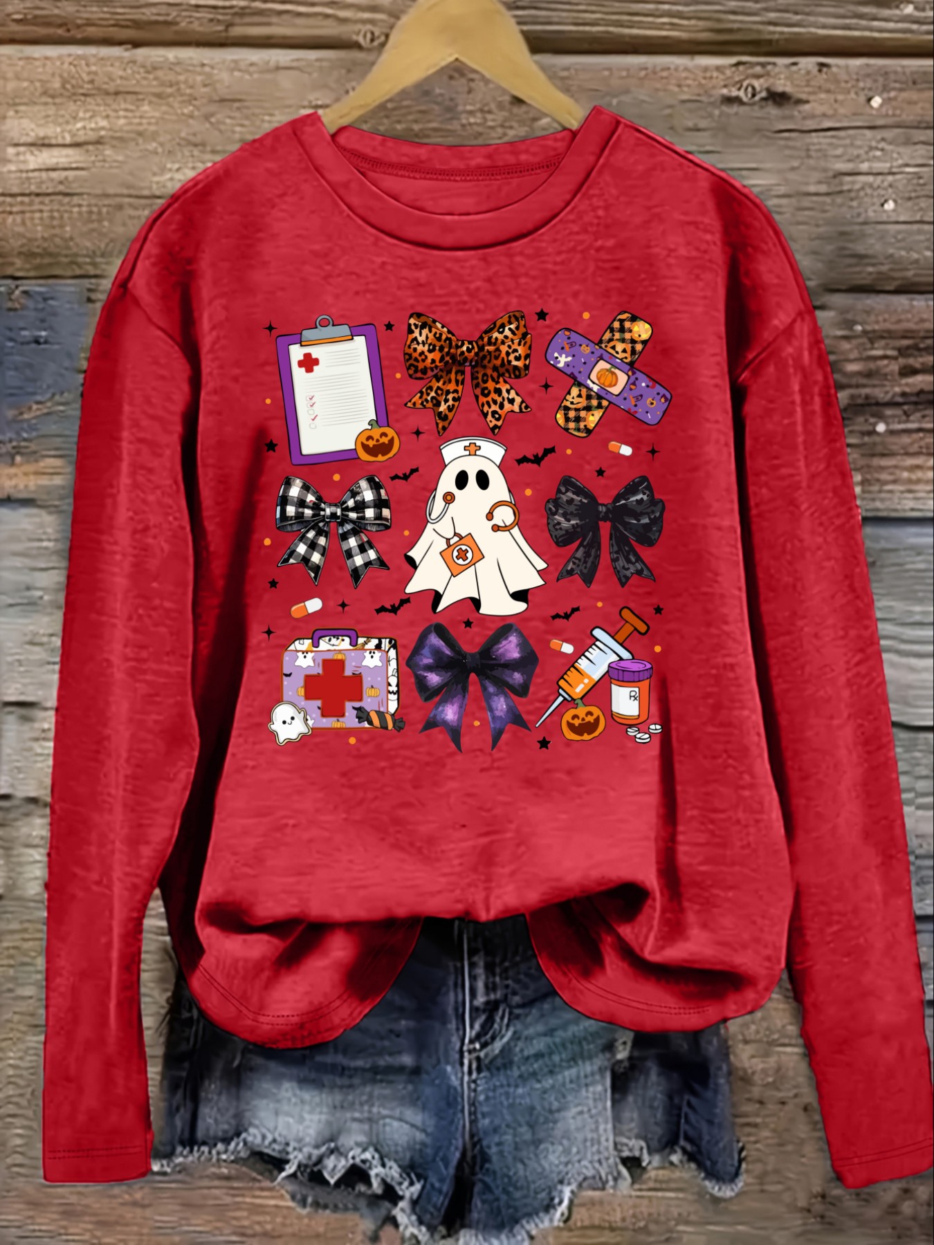 Women's Casual Long Sleeve Cre - Winter Clothing Design recension och pris