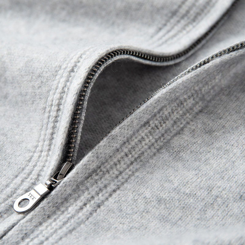 Men's 100% Cashmere Hooded Zip - Winter Clothes Shop recension och pris