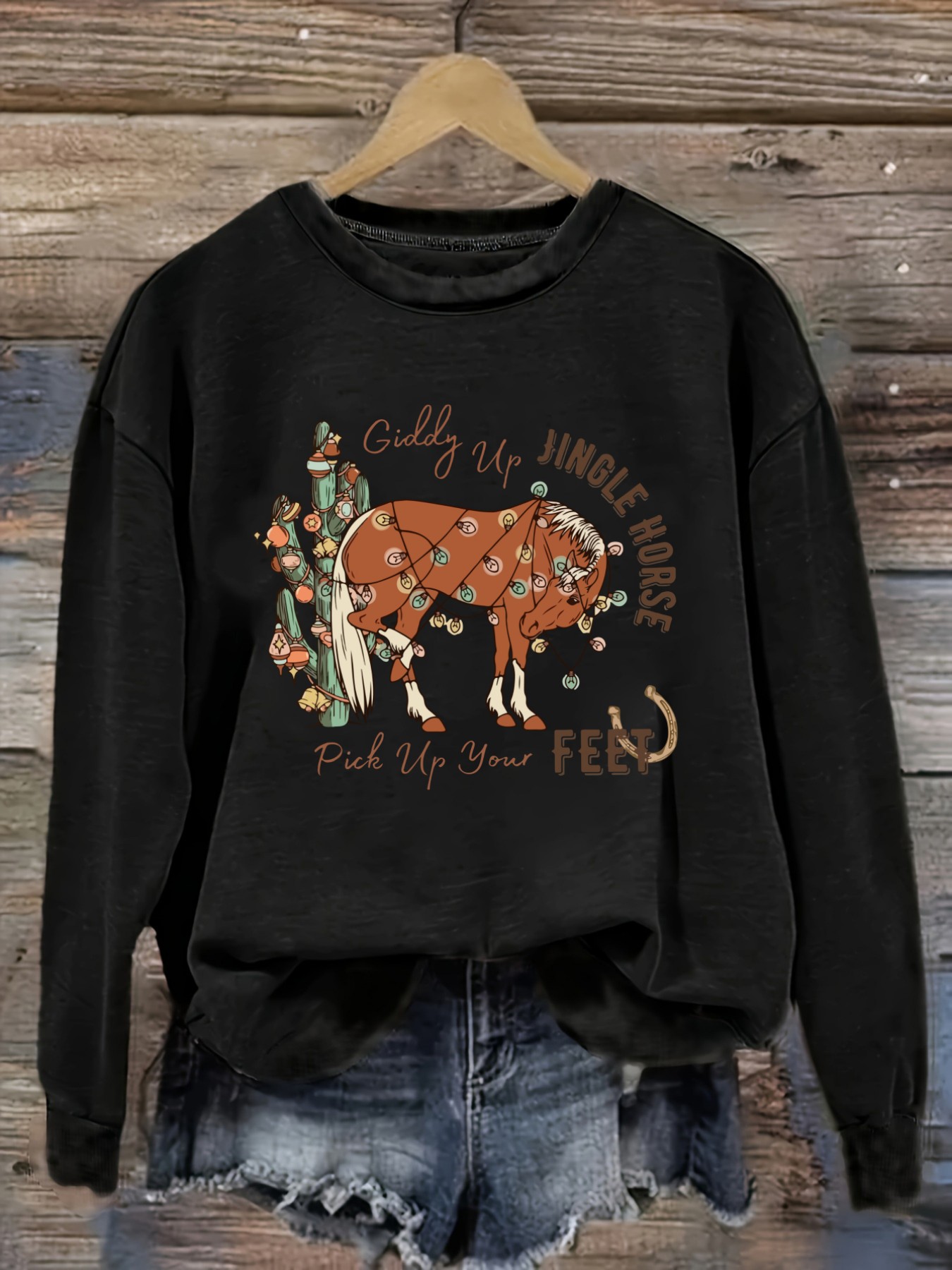 Women's Casual Long Sleeve Cre - Winter Clothing Design recension och pris