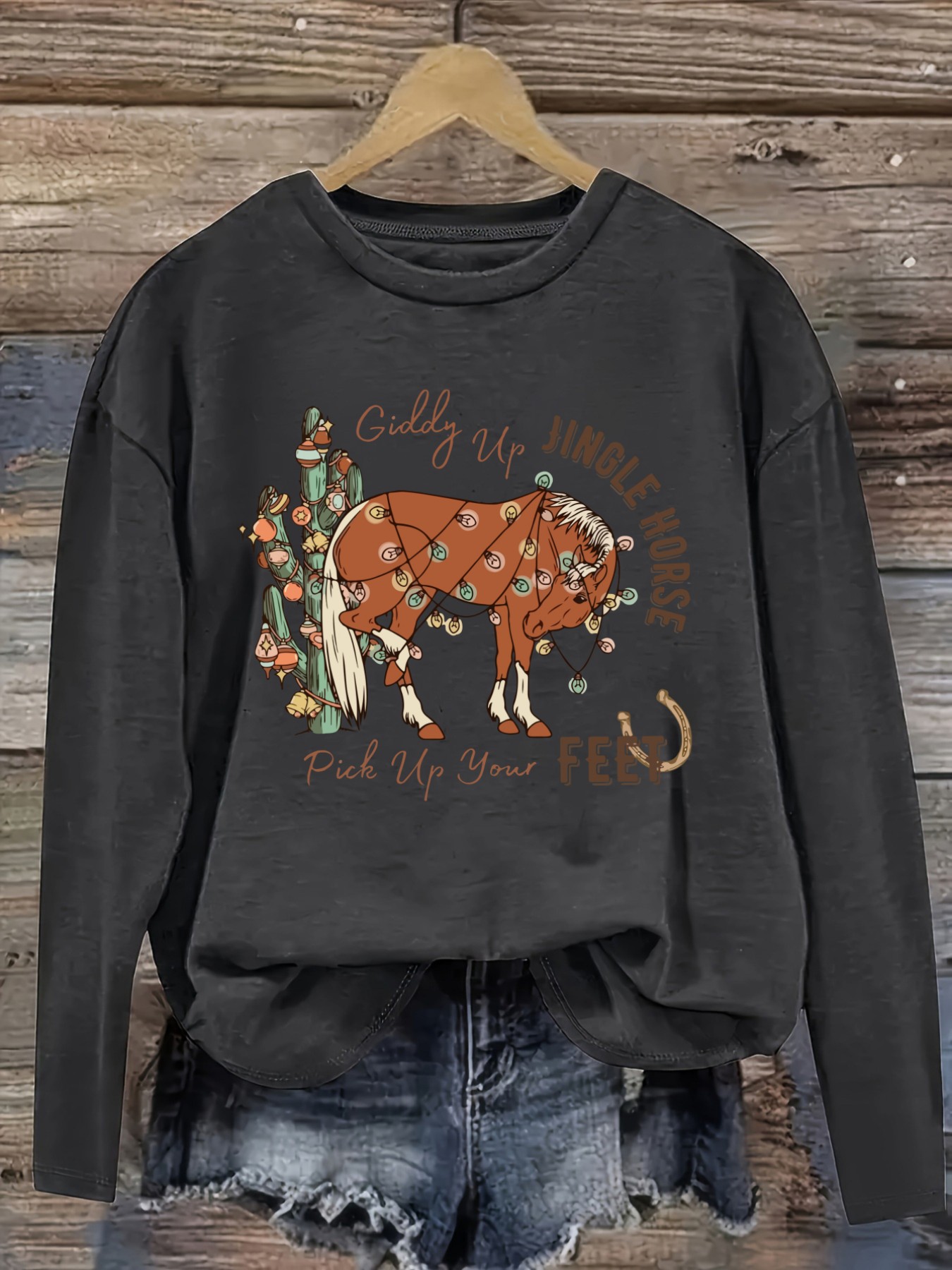 Women's Casual Long Sleeve Cre - Winter Clothing Design recension och pris