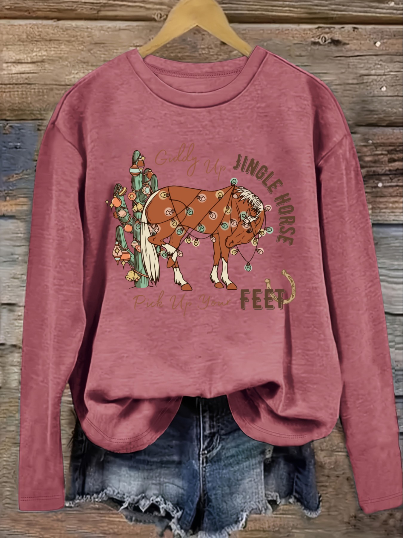Women's Casual Long Sleeve Cre - Winter Clothing Design recension och pris
