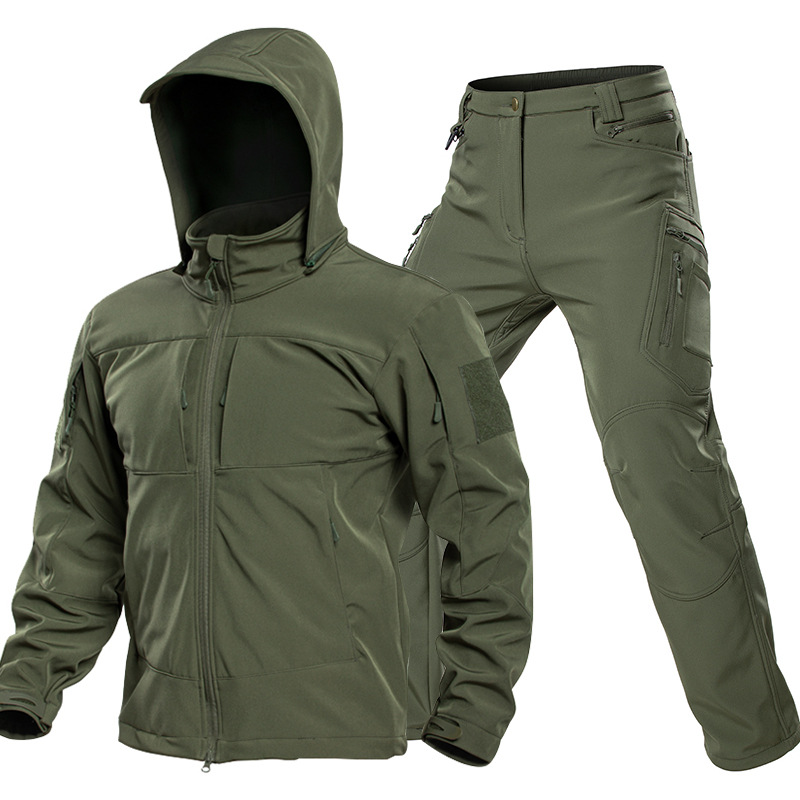 Outdoor Tactical Softshell Sui - Winter Clothing Hiking recension och pris