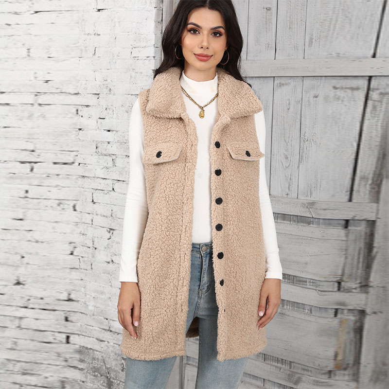 Women's Lamb Plush Vests Splic - Winter Clothing On Sale recension och pris