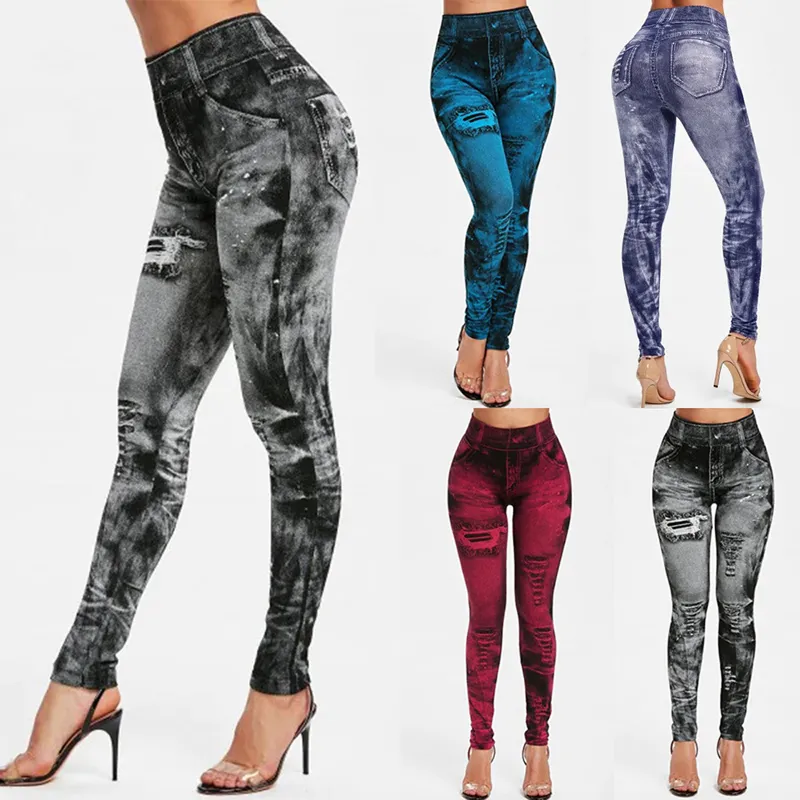 Women Imitation Jeans Stretch  - Winter Clothing On Sale recension och pris