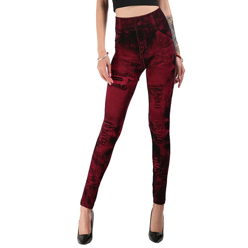 Women Imitation Jeans Stretch  - Winter Clothing On Sale recension och pris