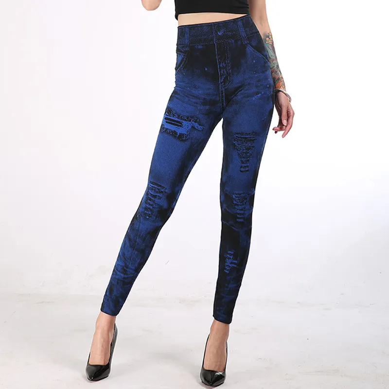 Women Imitation Jeans Stretch  - Winter Clothing On Sale recension och pris