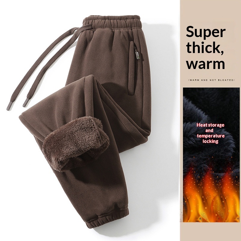 Men Trousers Double-sided Flee - Winter Clothes Shop recension och pris