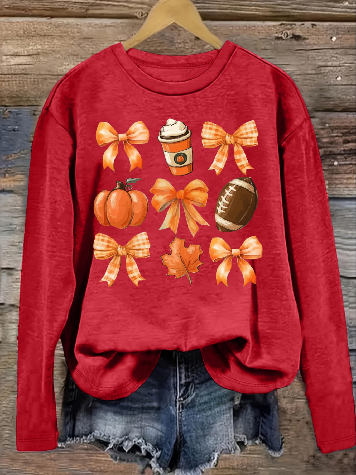 Women's Casual Long Sleeve Cre - Winter Clothing Design recension och pris