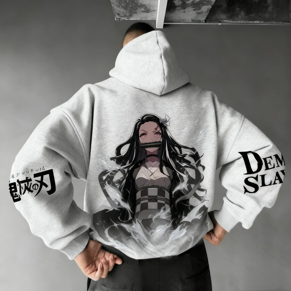 Demon Slayer Men's Hoodie Swea - Winter Clothing Anime recension och pris