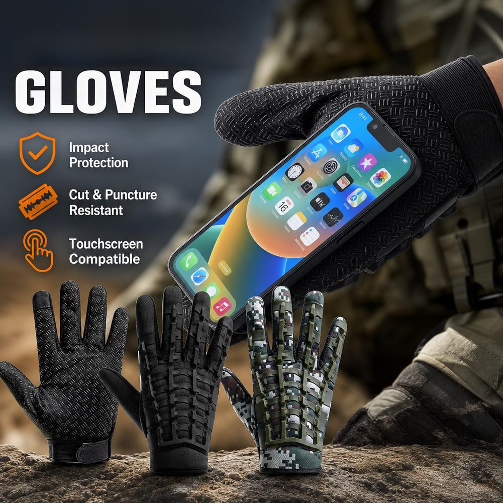 Tactical Gloves Touchscreen Mo - Knit Glove Touch Screen recension och pris