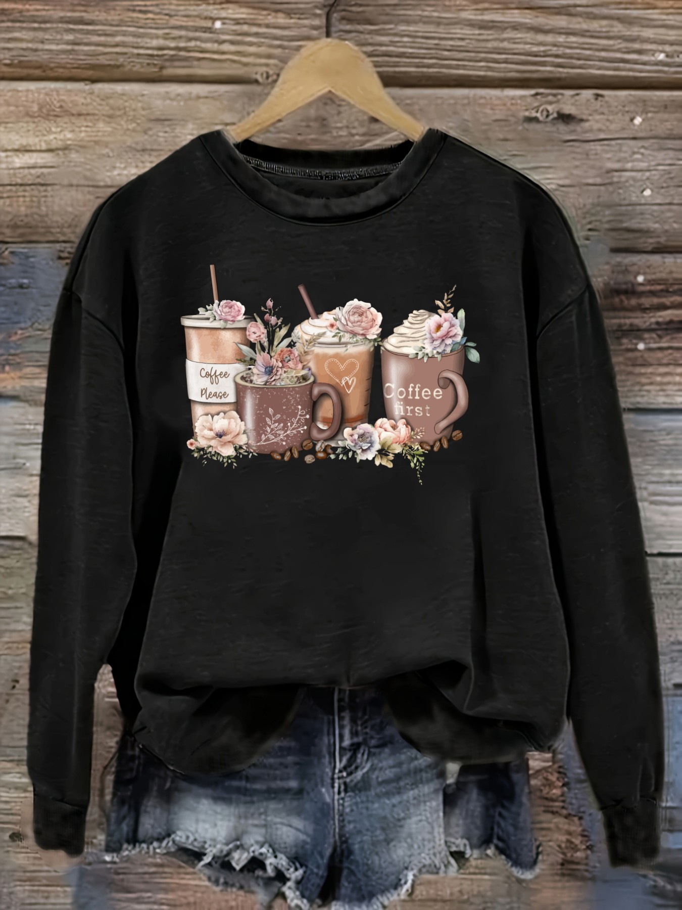 Women's Casual Long Sleeve Cre - Winter Clothing Design recension och pris