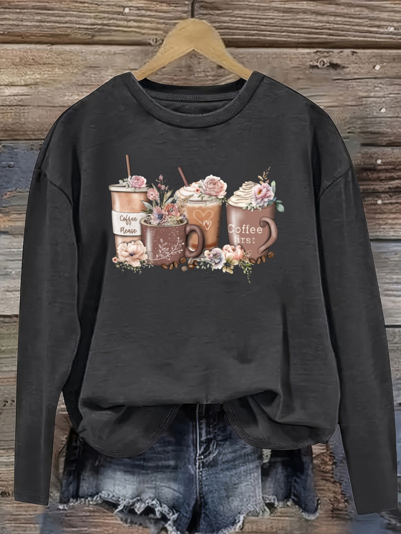 Women's Casual Long Sleeve Cre - Winter Clothing Design recension och pris