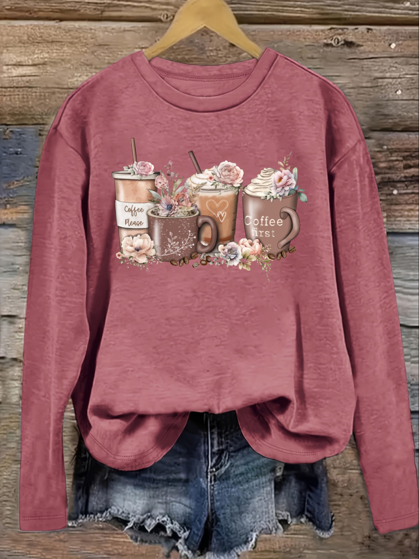 Women's Casual Long Sleeve Cre - Winter Clothing Design recension och pris