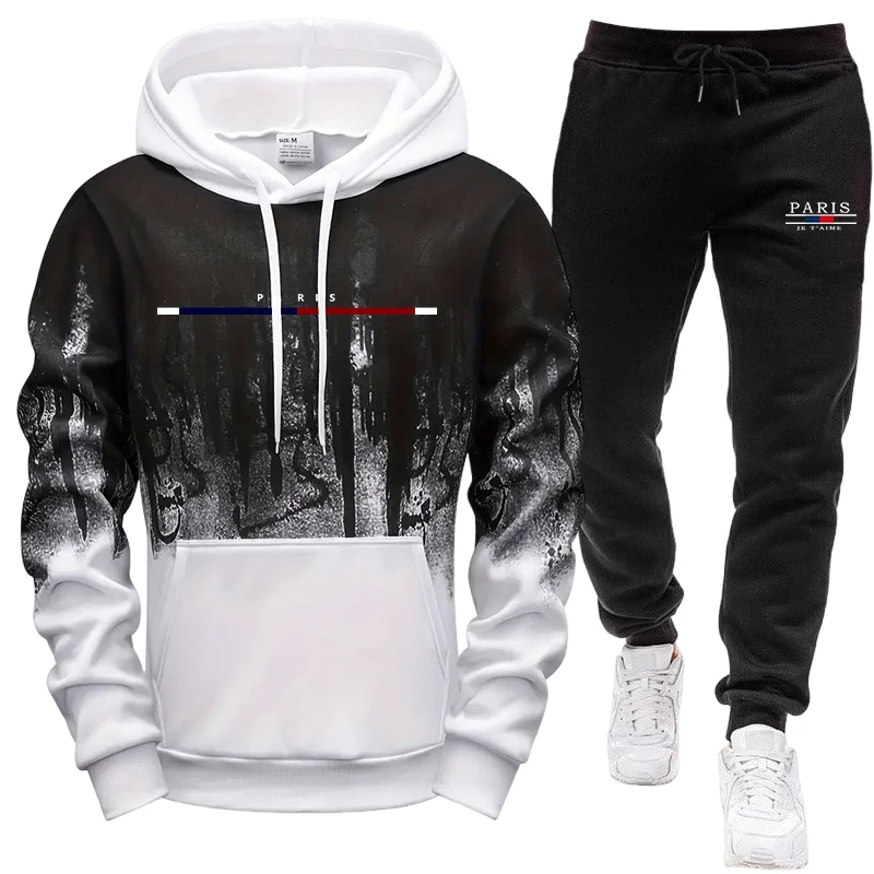 Men's Set/Hoodie/Pants Autumn  - Winter Clothing For Men recension och pris