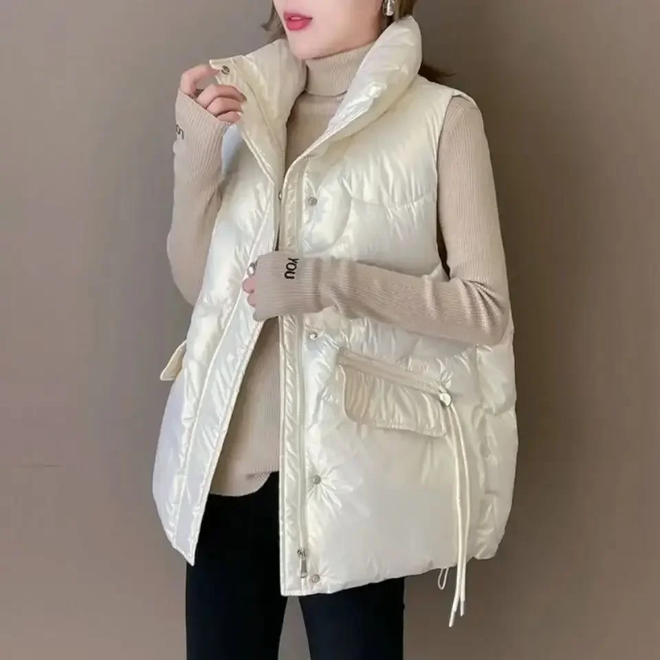 Down Waistcoat Woman Half Quil - Winter Clothing On Sale recension och pris