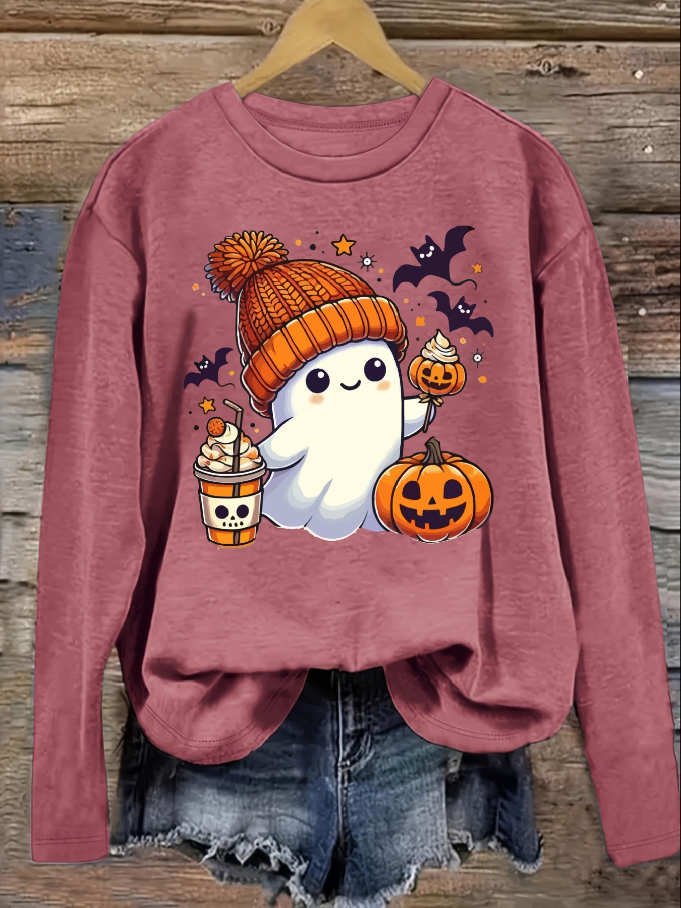 Women's Casual Long Sleeve Cre - Winter Clothing Design recension och pris