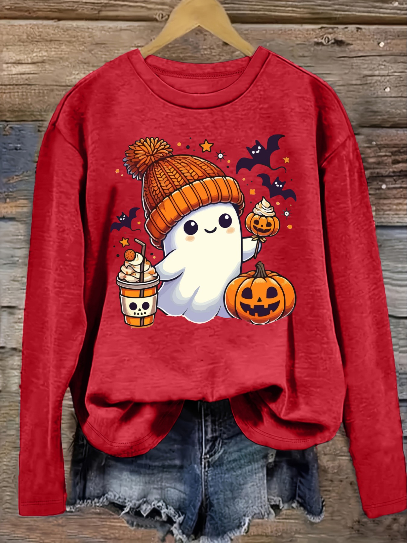 Women's Casual Long Sleeve Cre - Winter Clothing Design recension och pris