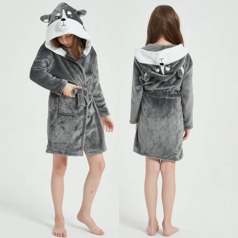 Animal Bathrobes for Girls Chi - Winter Clothing Baby Girl recension och pris