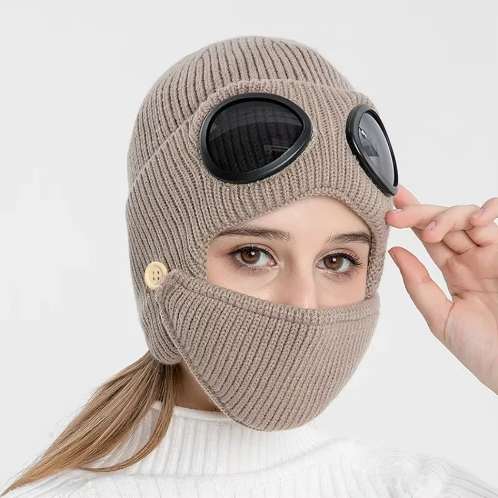 Fleece-lined Warm Woolen Hat K - Winter Clothing Earmuffs recension och pris