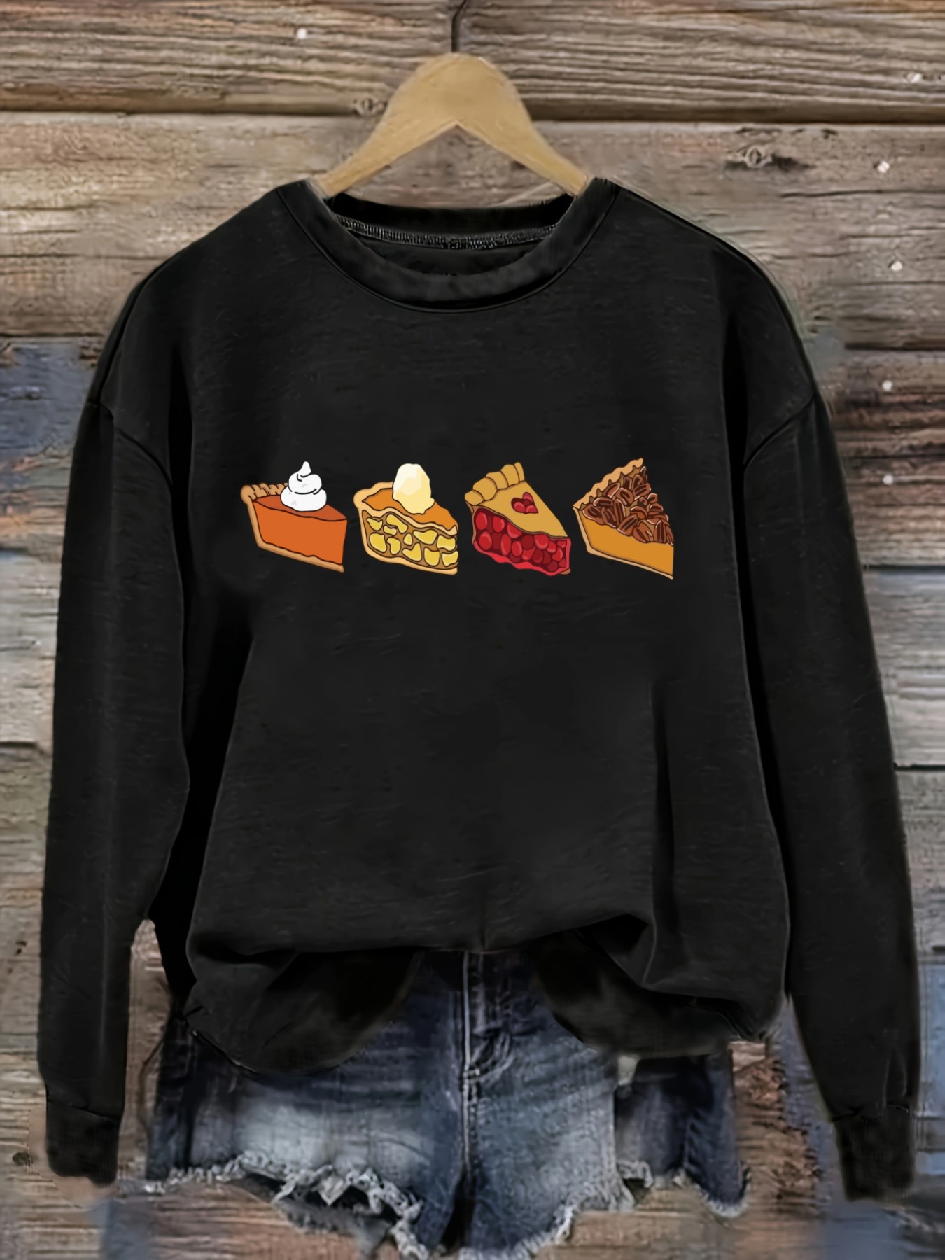Women's Casual Long Sleeve Cre - Winter Clothing Design recension och pris