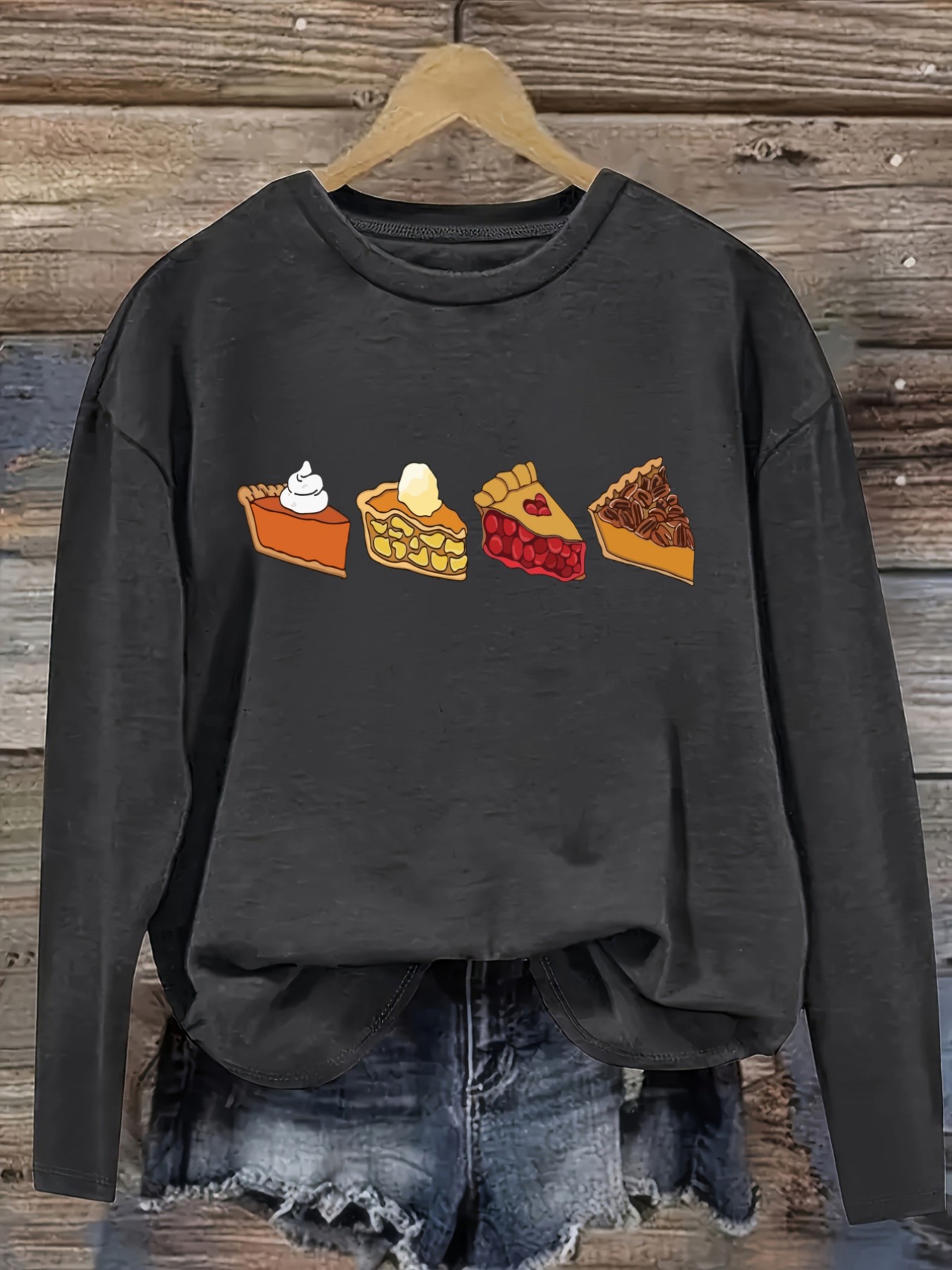Women's Casual Long Sleeve Cre - Winter Clothing Design recension och pris