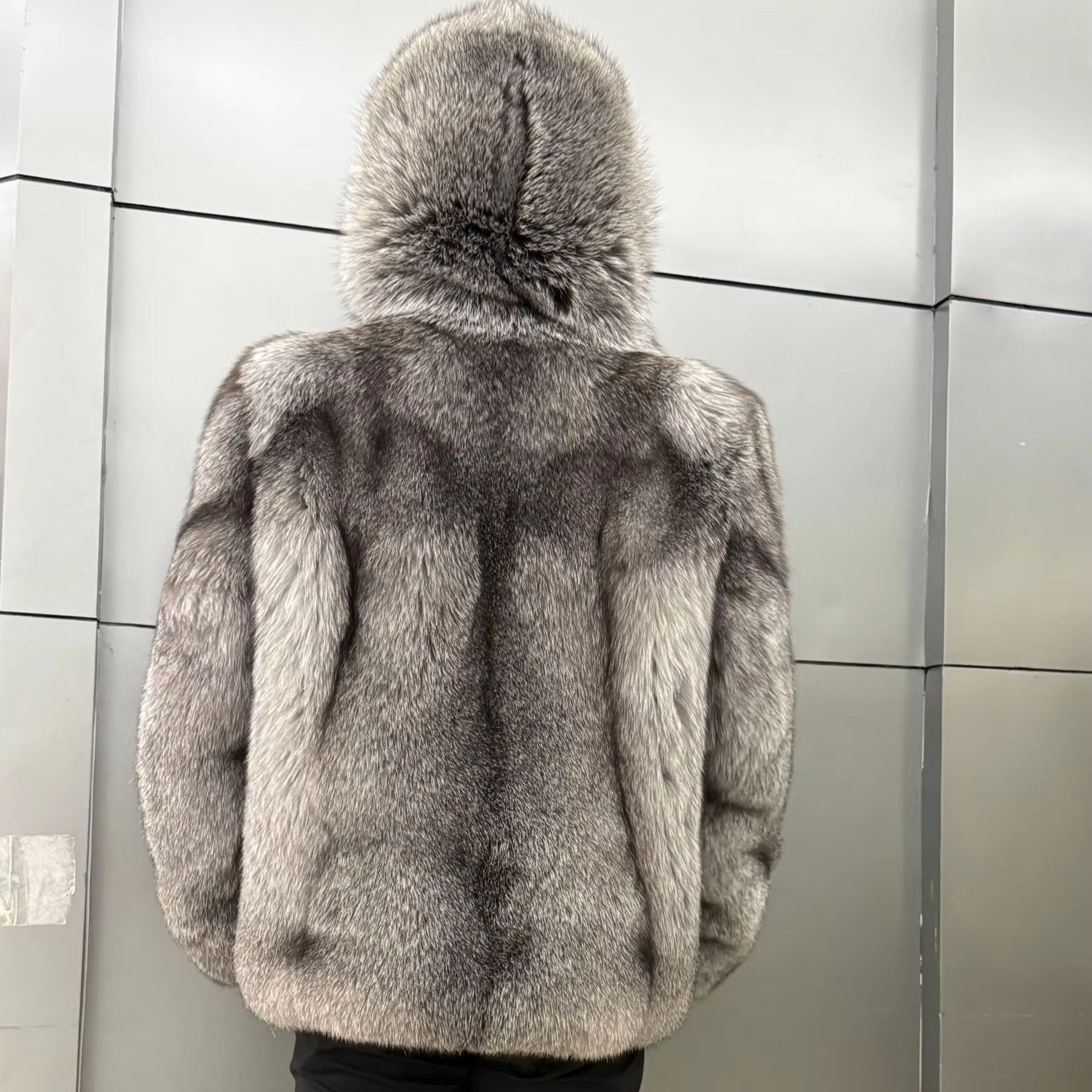 Luxury Natural Fox Fur Men's J - Winter Clothes Shop recension och pris