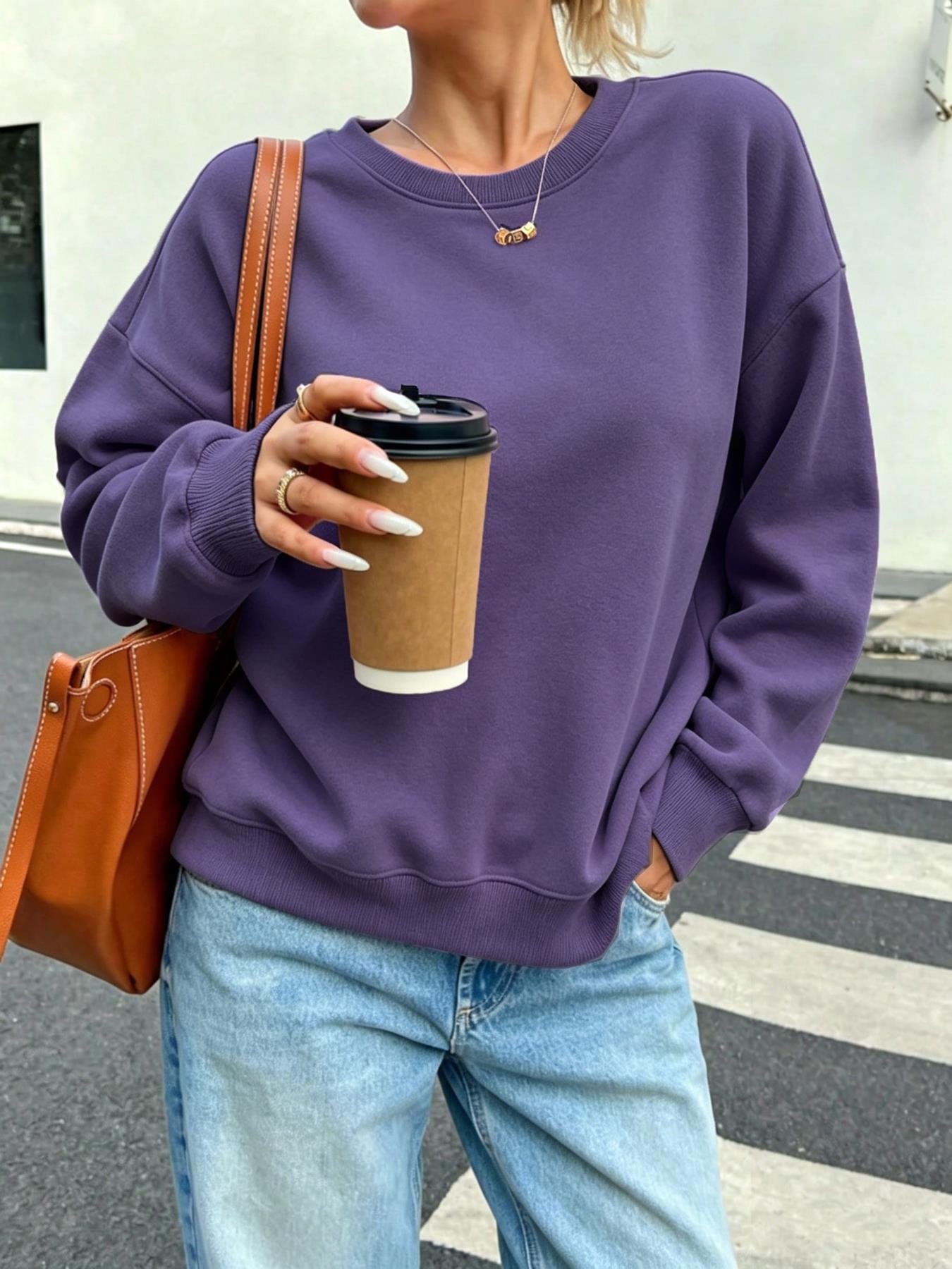 Solid Women's Casual Sweatshir - Winter Clothing On Sale recension och pris