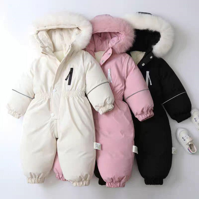 -30℃ Baby Winter Thick Jumpsui - Winter Clothing Baby Girl recension och pris