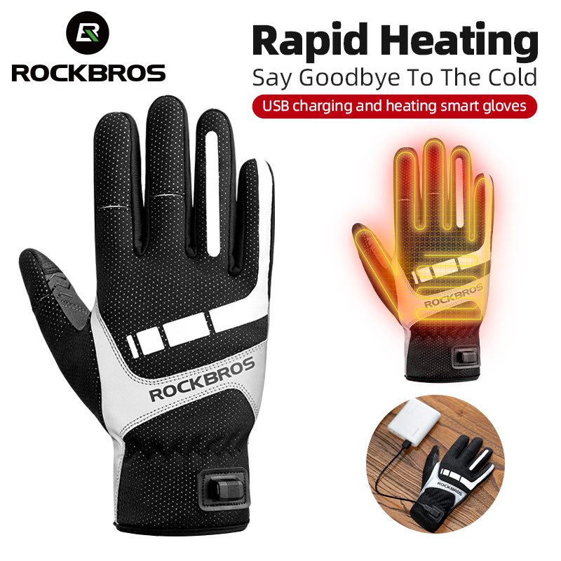 ROCKBROS Heated Winter Glove C - Knit Glove Touch Screen recension och pris