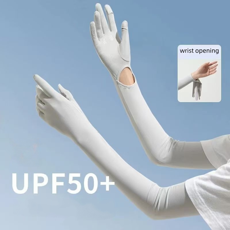 UPF50+ Ice Silk Sun Protection - Knit Glove Touch Screen recension och pris