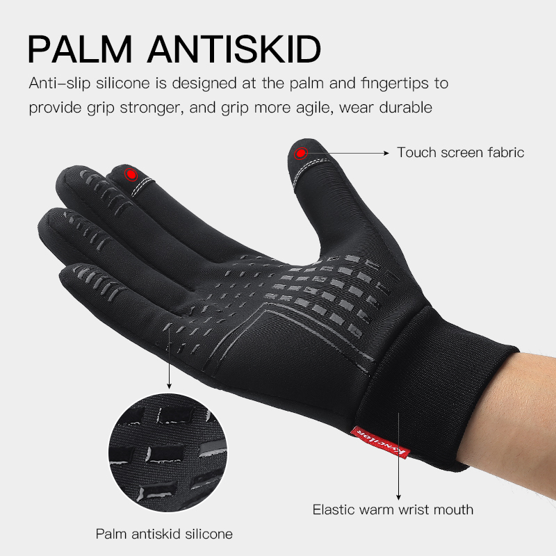 Winter Gloves For Men Waterpro - Knit Glove Touch Screen recension och pris