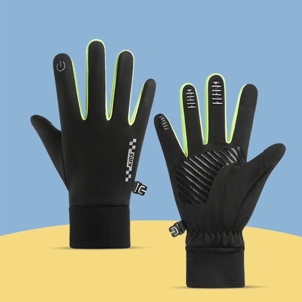 Non-slip Winter Children Bicyc - Knit Glove Touch Screen recension och pris