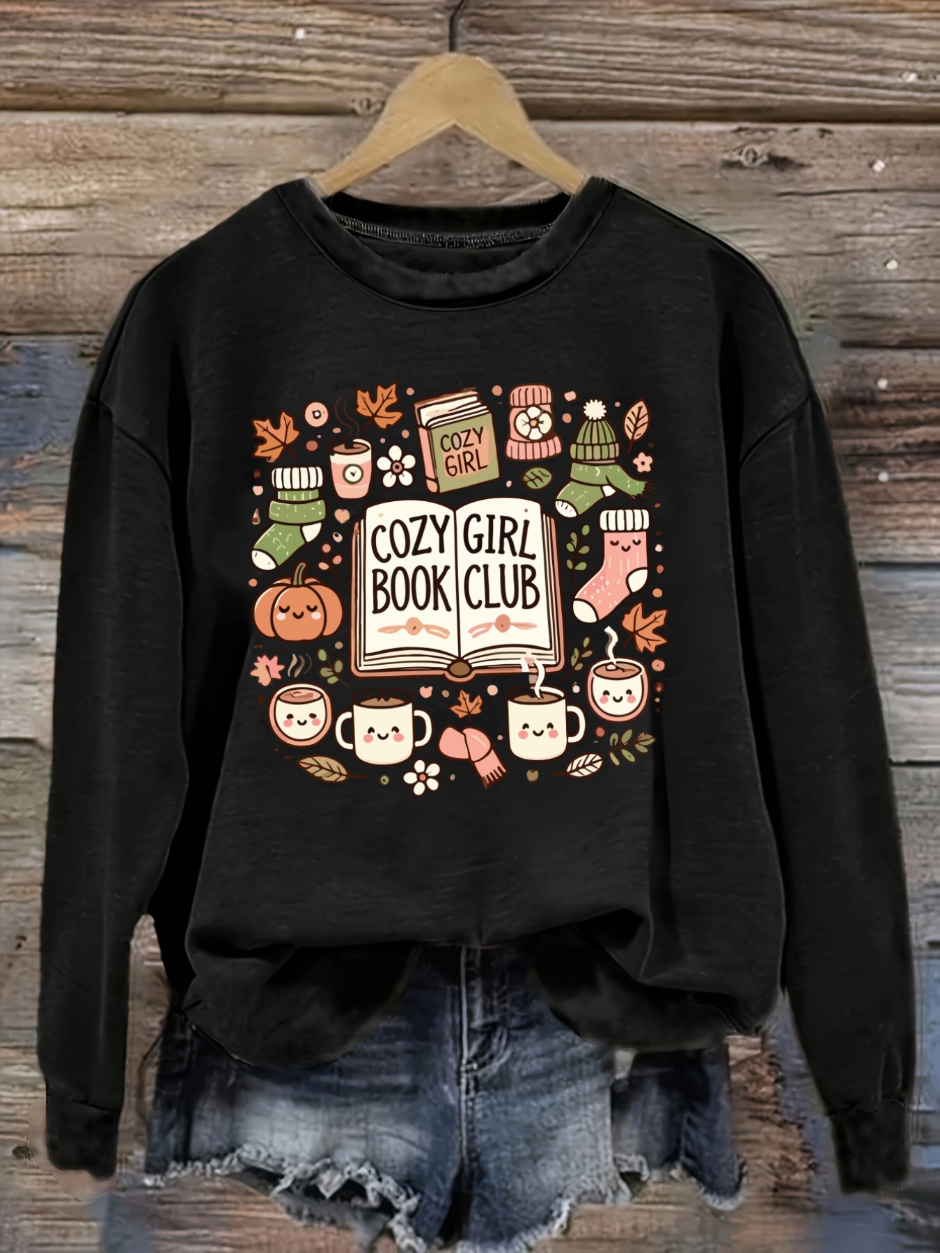 Women's Casual Long Sleeve Cre - Winter Clothing Design recension och pris