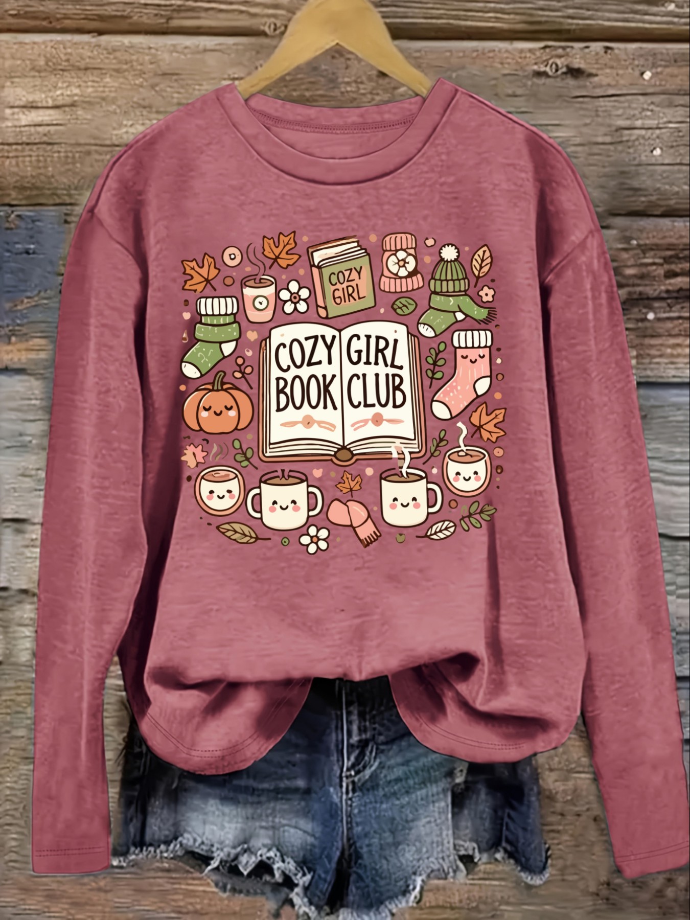 Women's Casual Long Sleeve Cre - Winter Clothing Design recension och pris