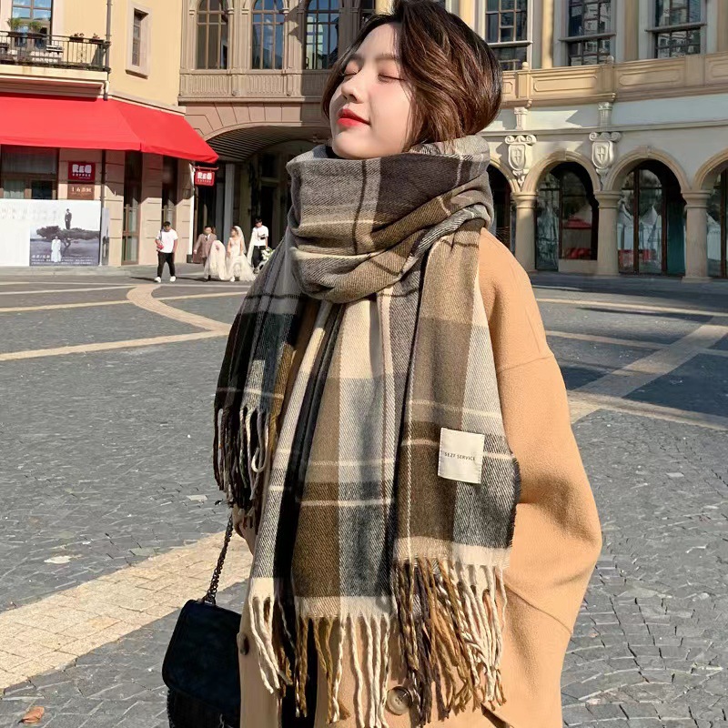 Scarf Female Winter Korean Ver - Winter Clothing Korea recension och pris
