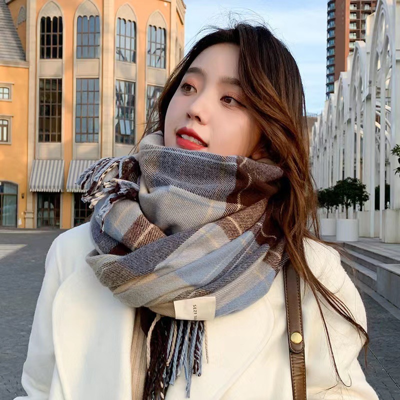 Scarf Female Winter Korean Ver - Winter Clothing Korea recension och pris